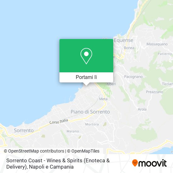 Mappa Sorrento Coast - Wines & Spirits (Enoteca & Delivery)