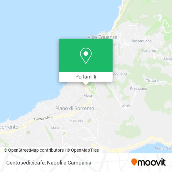 Mappa Centosedicicafè