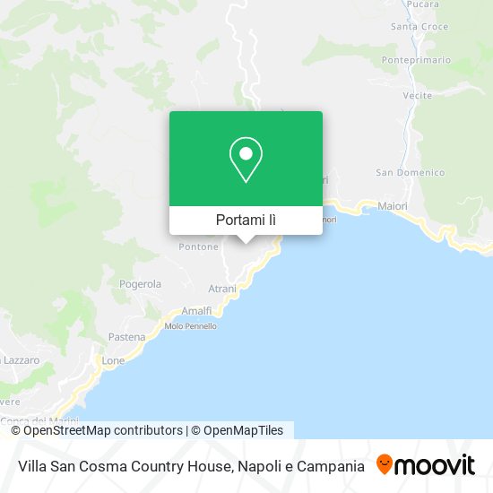 Mappa Villa San Cosma Country House