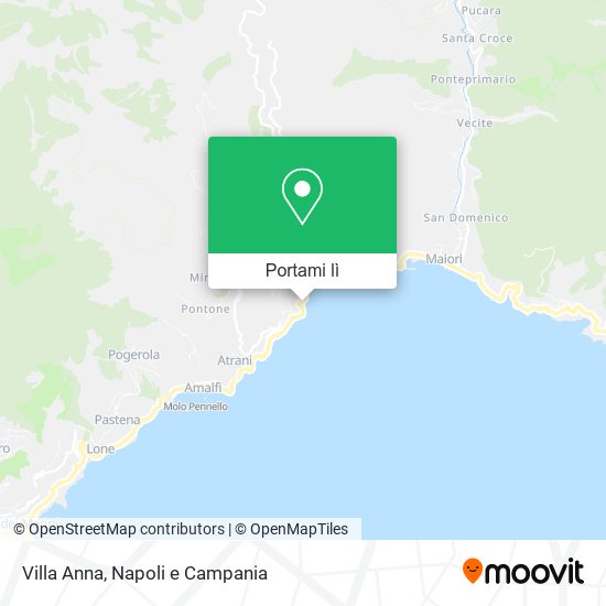 Mappa Villa Anna