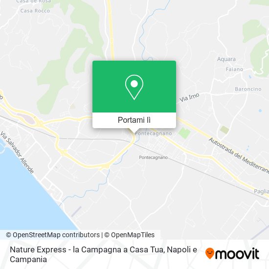 Mappa Nature Express - la Campagna a Casa Tua