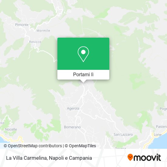 Mappa La Villa Carmelina