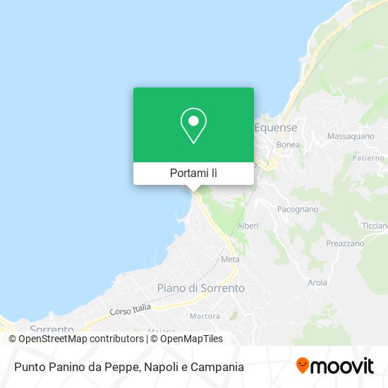 Mappa Punto Panino da Peppe