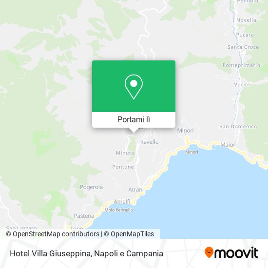 Mappa Hotel Villa Giuseppina