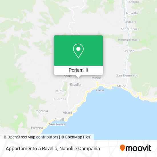 Mappa Appartamento a Ravello