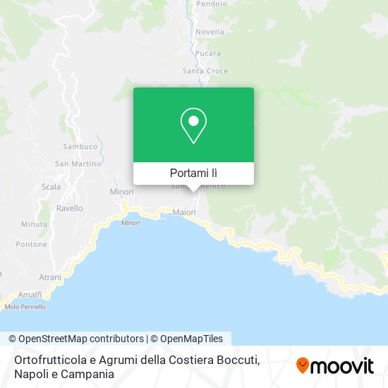 Mappa Ortofrutticola e Agrumi della Costiera Boccuti
