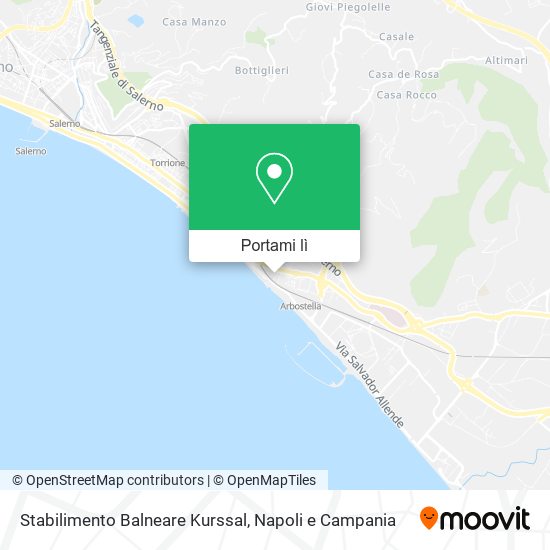 Mappa Stabilimento Balneare Kurssal