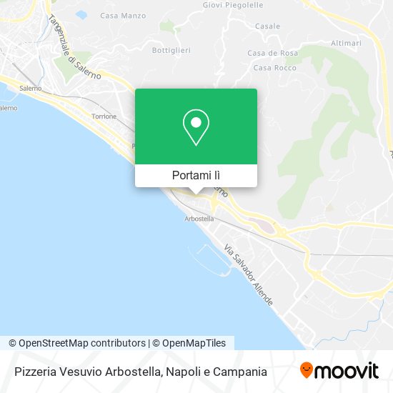 Mappa Pizzeria Vesuvio Arbostella
