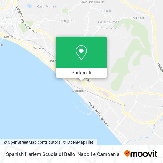 Mappa Spanish Harlem Scuola di Ballo