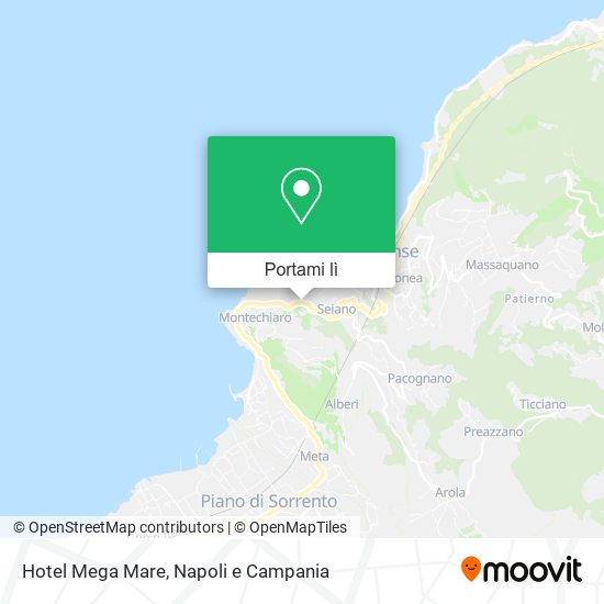 Mappa Hotel Mega Mare