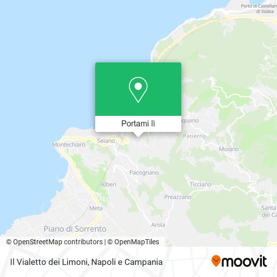 Mappa Il Vialetto dei Limoni