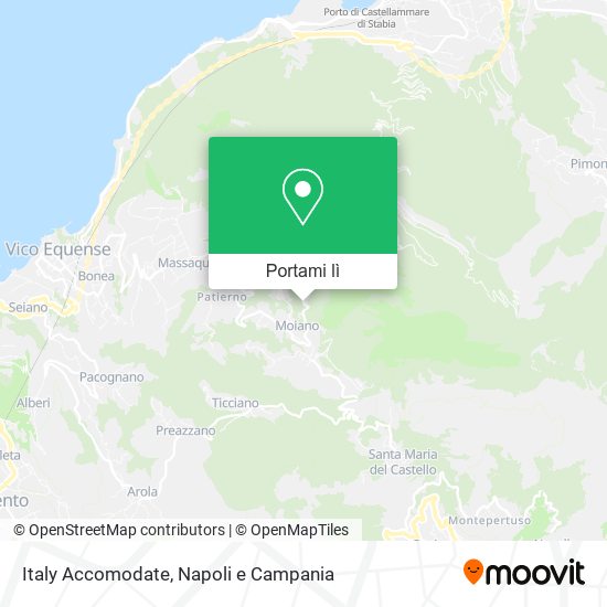 Mappa Italy Accomodate