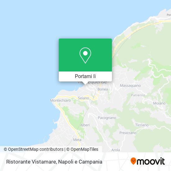 Mappa Ristorante Vistamare