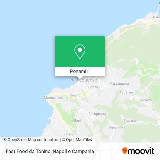 Mappa Fast Food da Tonino