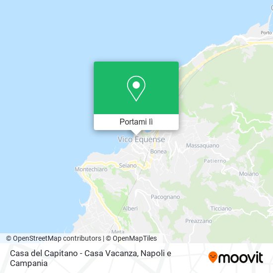 Mappa Casa del Capitano - Casa Vacanza