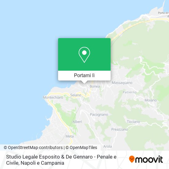 Mappa Studio Legale Esposito & De Gennaro - Penale e Civile