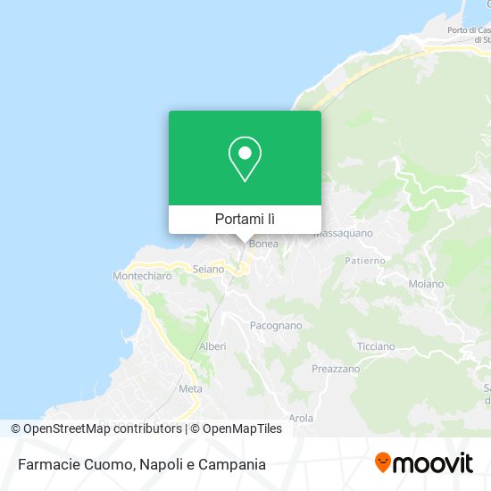 Mappa Farmacie Cuomo