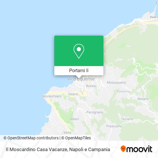 Mappa Il Moscardino Casa Vacanze