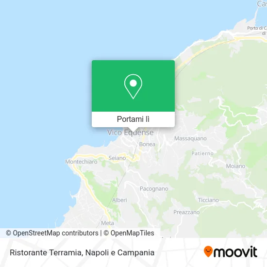 Mappa Ristorante Terramia