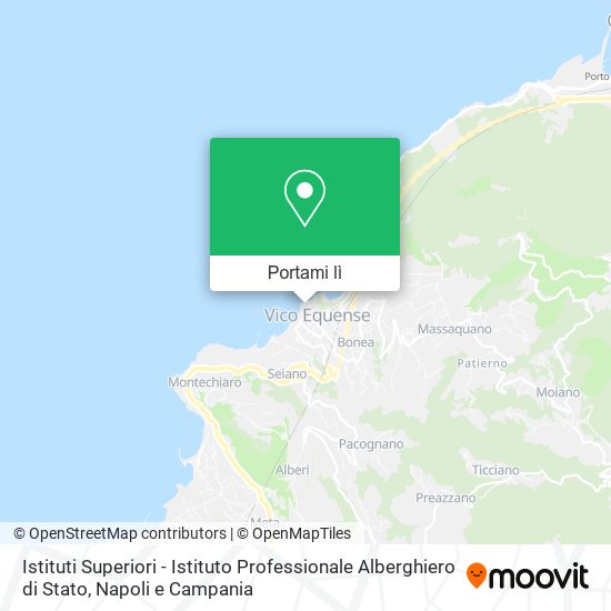 Mappa Istituti Superiori - Istituto Professionale Alberghiero di Stato