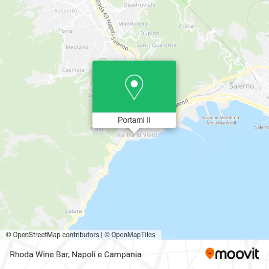 Mappa Rhoda Wine Bar