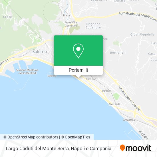 Mappa Largo Caduti del Monte Serra