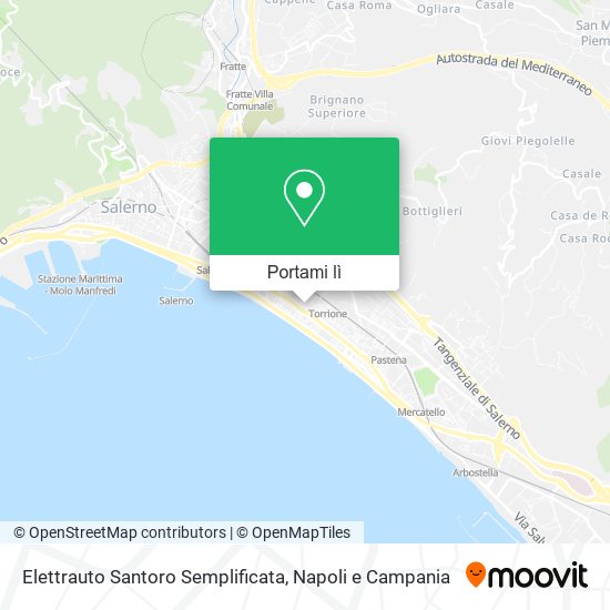 Mappa Elettrauto Santoro Semplificata