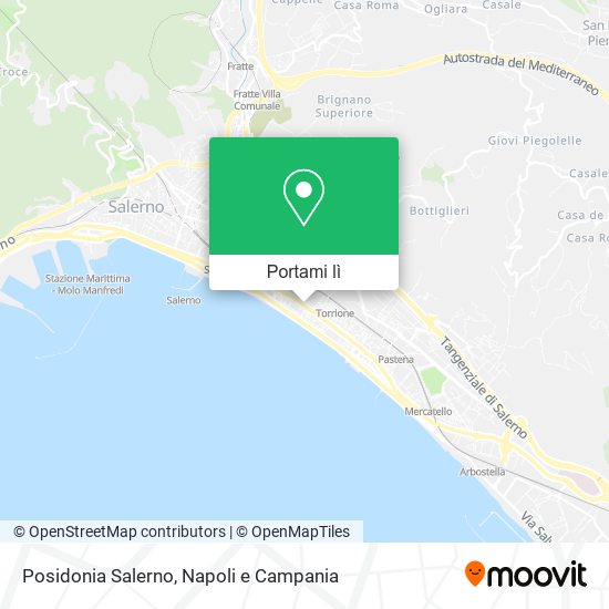 Mappa Posidonia Salerno
