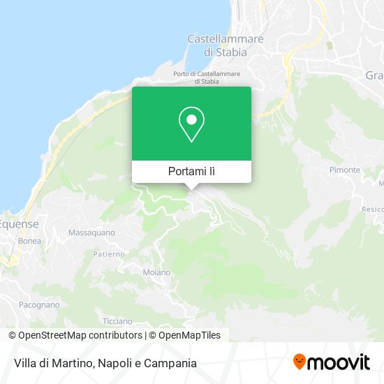 Mappa Villa di Martino