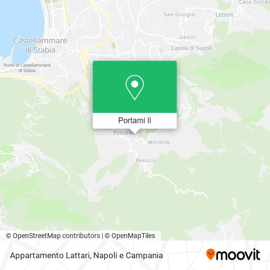 Mappa Appartamento Lattari