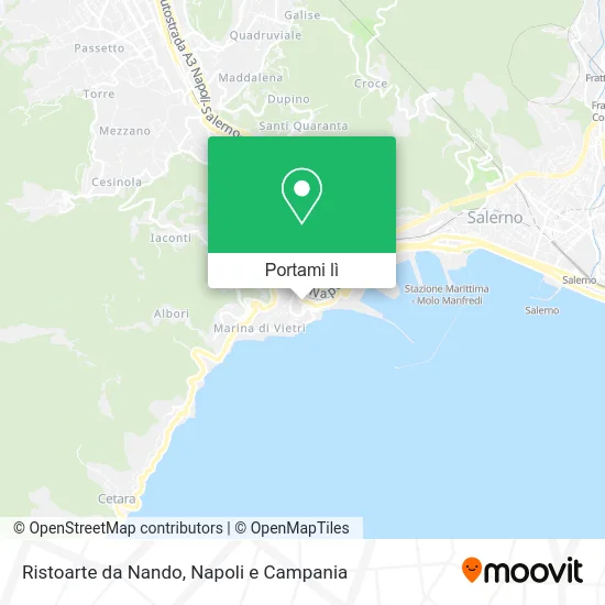 Mappa Ristoarte da Nando