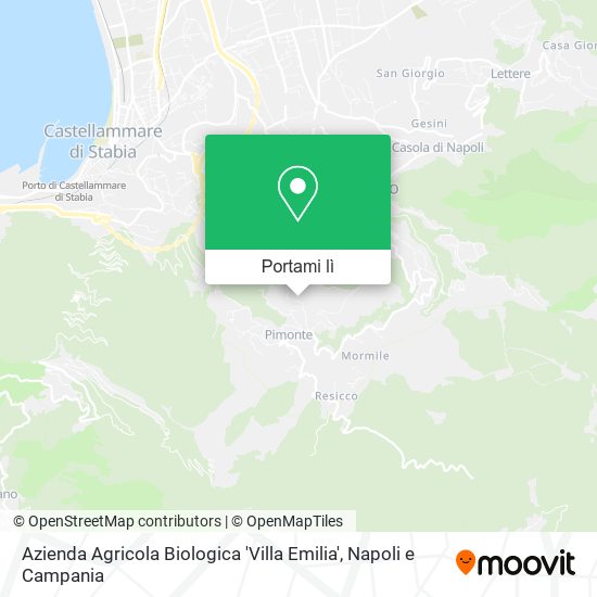 Mappa Azienda Agricola Biologica 'Villa Emilia'