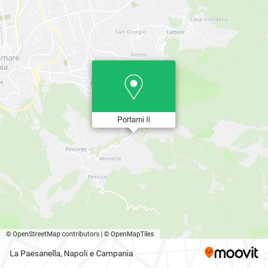 Mappa La Paesanella