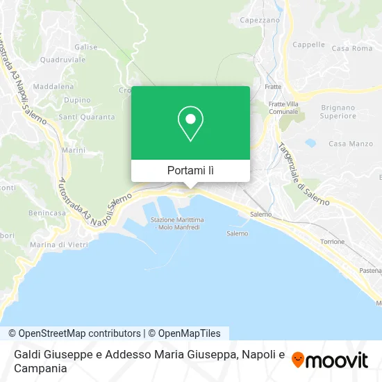 Mappa Galdi Giuseppe e Addesso Maria Giuseppa