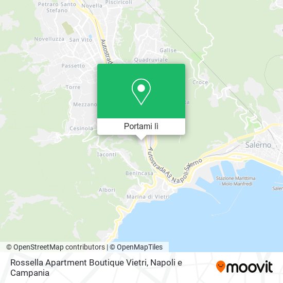 Mappa Rossella Apartment Boutique Vietri