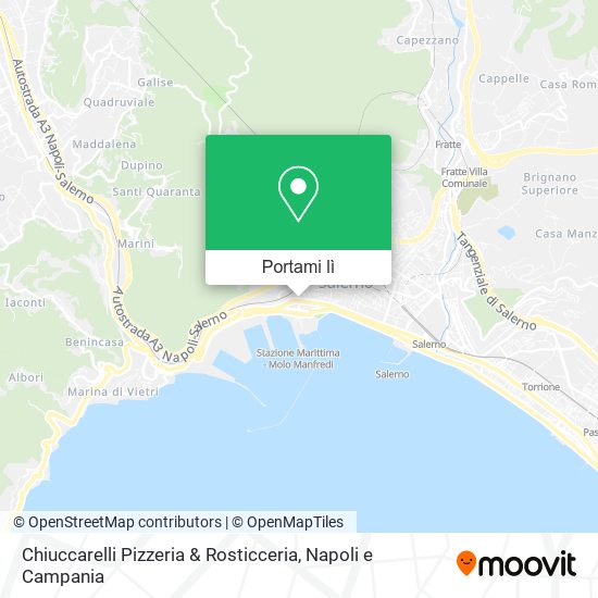 Mappa Chiuccarelli Pizzeria & Rosticceria