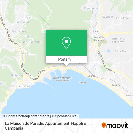 Mappa La Maison du Paradis Appartement