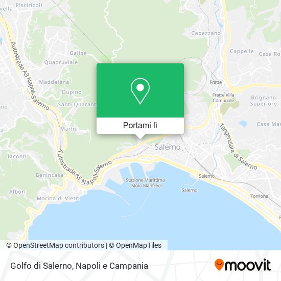 Mappa Golfo di Salerno