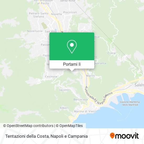 Mappa Tentazioni della Costa