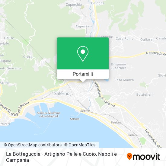 Mappa La Botteguccia - Artigiano Pelle e Cuoio