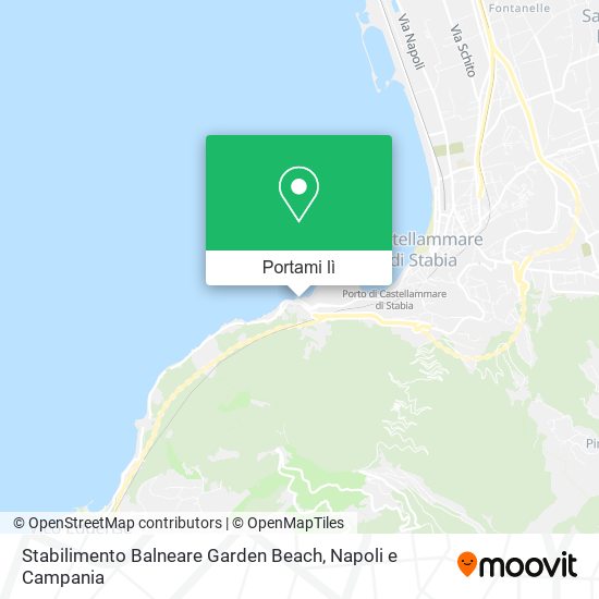 Mappa Stabilimento Balneare Garden Beach