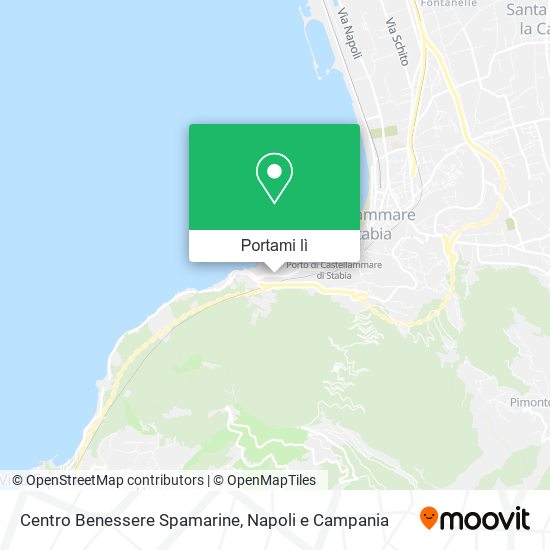 Mappa Centro Benessere Spamarine