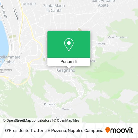 Mappa O'Presidente Trattoria E Pizzeria