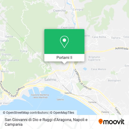 Mappa San Giovanni di Dio e Ruggi d'Aragona