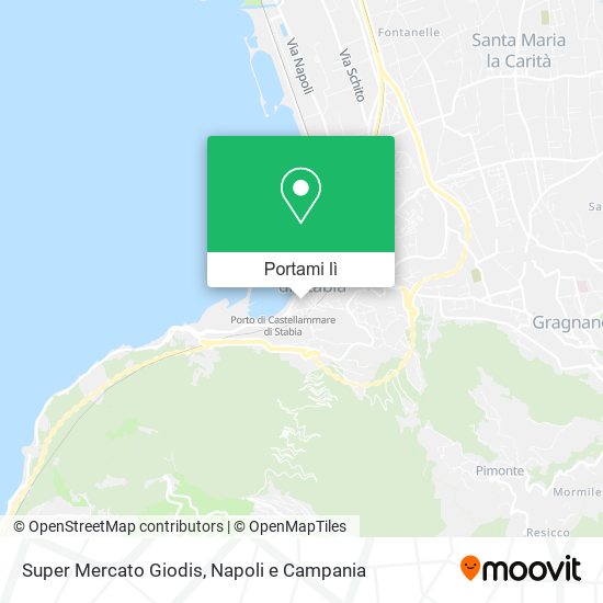 Mappa Super Mercato Giodis