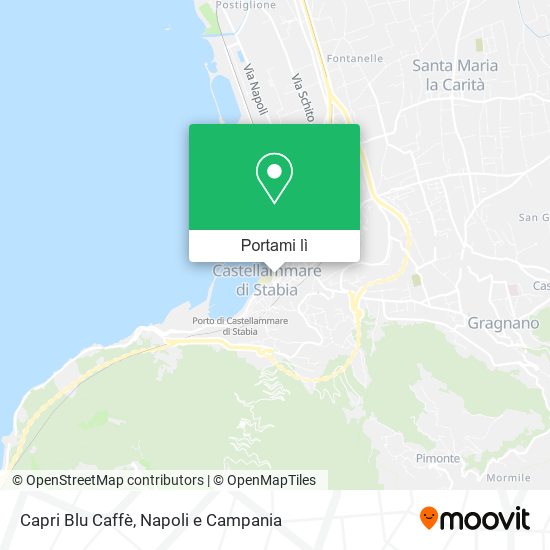 Mappa Capri Blu Caffè