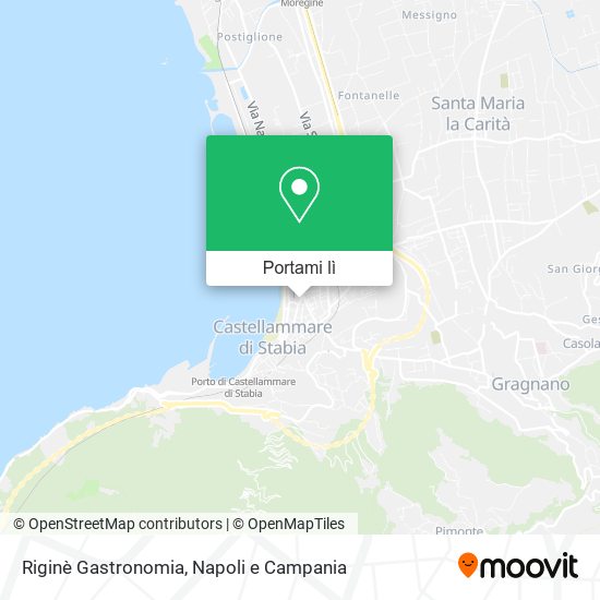 Mappa Riginè Gastronomia