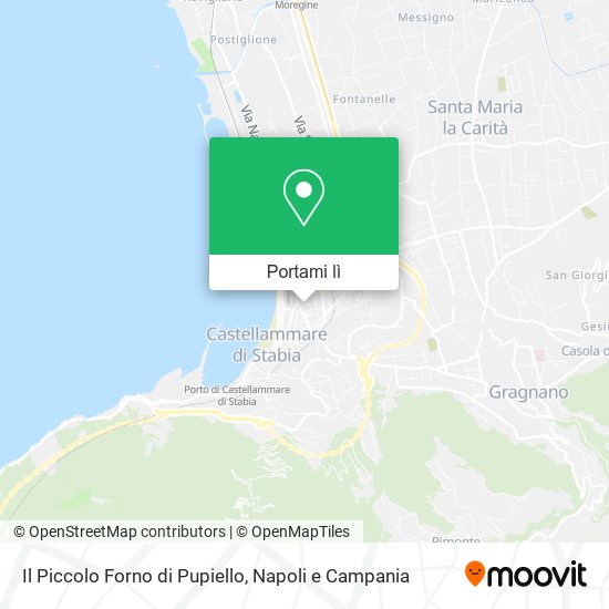 Mappa Il Piccolo Forno di Pupiello