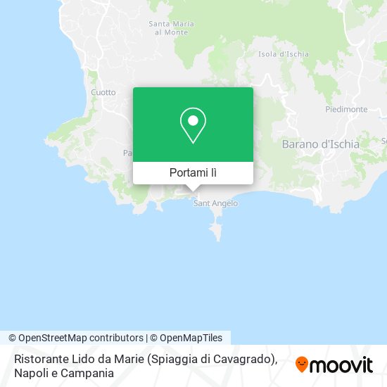 Mappa Ristorante Lido da Marie (Spiaggia di Cavagrado)