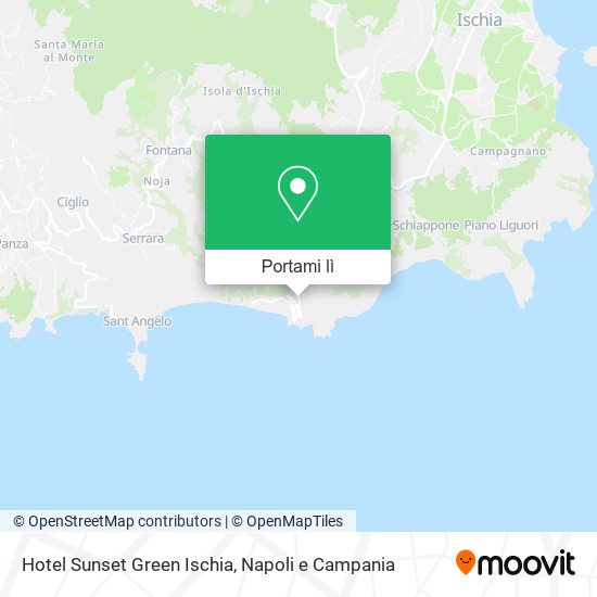 Mappa Hotel Sunset Green Ischia